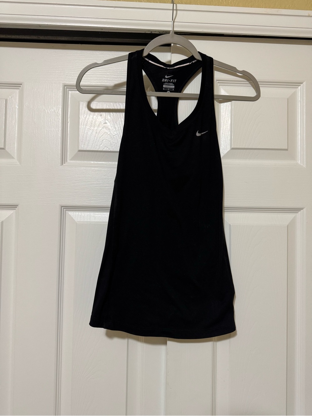 Nike Women's Black Racerback Dri-FIT Tank Top